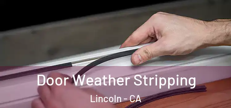 Door Weather Stripping Lincoln - CA