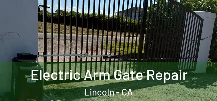 Electric Arm Gate Repair Lincoln - CA